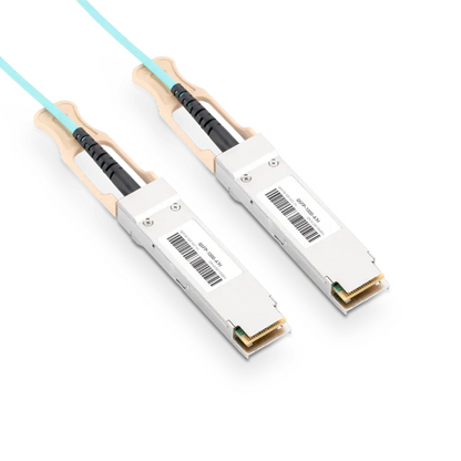 NVIDIA/Mellanox MFA1A00-E100 Compatible AOC 100m (328ft) 100Gb/s QSFP28 InfiniBand EDR LSZH Active Fiber Cable (850nm, MMF) SFPS