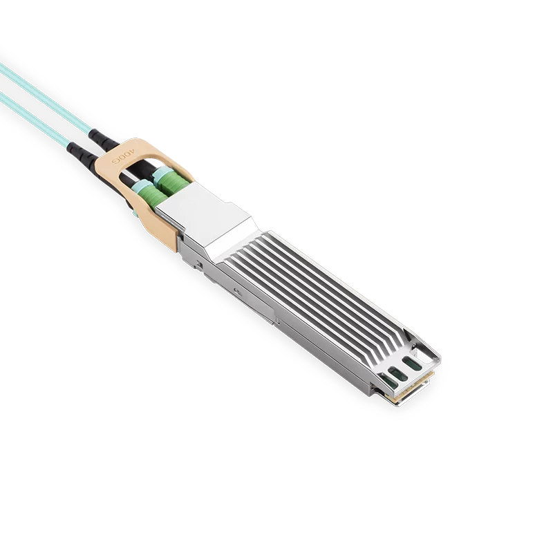 NVIDIA/Mellanox MFA7U10-H050 Compatible AOC 50m (164ft) 400Gb/s OSFP to 2x200Gb/s QSFP56 InfiniBand HDR Active Optical Splitter Cable (Finned Top, 850nm, MMF, LSZH) SFPS