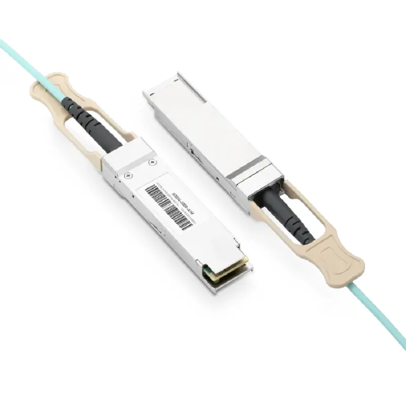 Generic Compatible AOC 1m (3ft) Ethernet 200GbE to 2x100GbE QSFP56 to Active Optical Splitter Cable SFPS