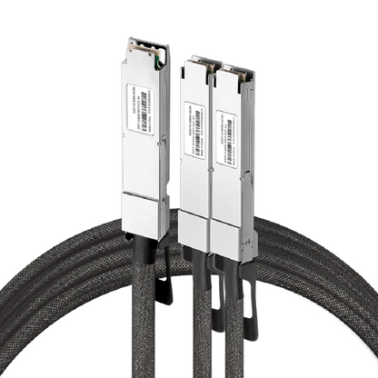 NVIDIA/Mellanox Compatible ACC 1m (3ft) Twin-port 2x400Gb/s OSFP Finned Top to 2x400Gb/s OSFP Flat Top InfiniBand NDR Active Copper Splitter Cable SFPS