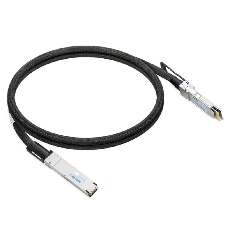 NVIDIA/Mellanox Compatible 2.5m (8.2ft) 400G OSFP Flat Top to QSFP-DD Passive Direct Attach Copper Twinax Cable SFPS