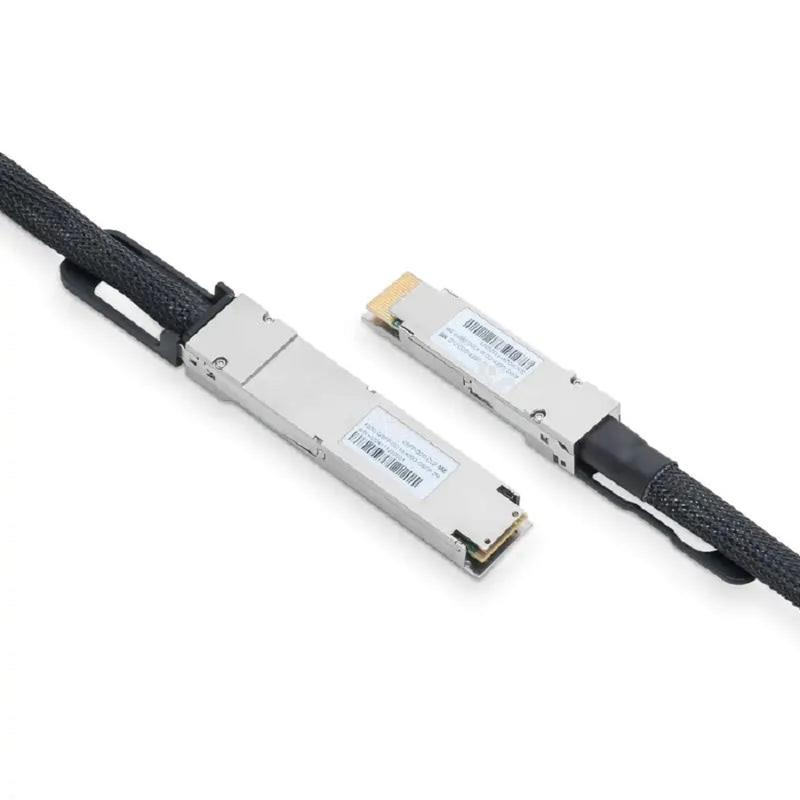 NVIDIA/Mellanox Compatible 2m (7ft) 400G OSFP Flat Top to QSFP-DD Passive Direct Attach Copper Twinax Cable SFPS