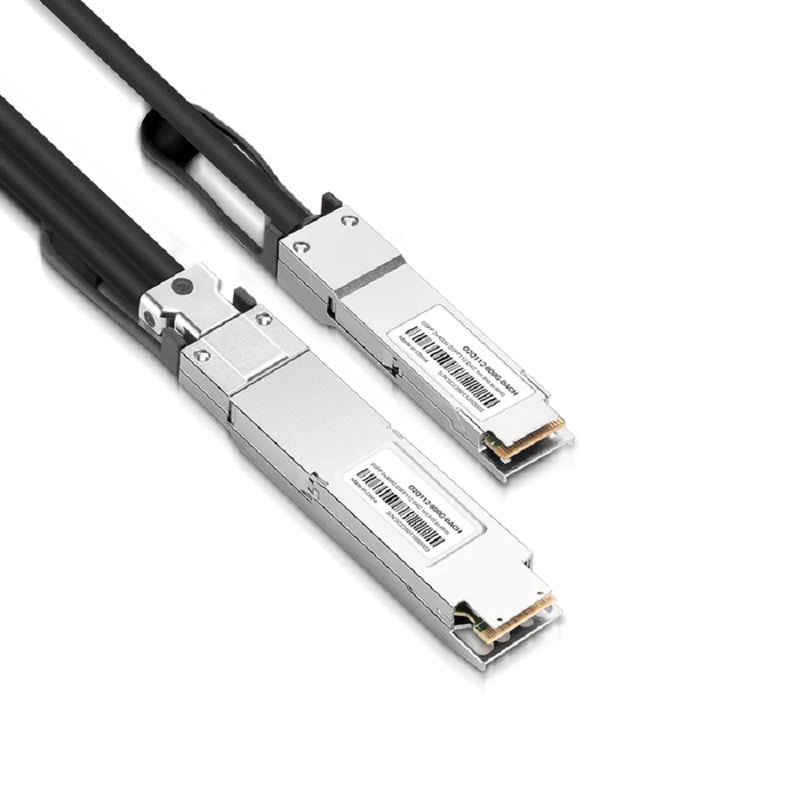 NVIDIA/Mellanox MCP7Y10-N001 (980-9I928-00N001) Compatible DAC 1m (3ft) Twin-port 2x400Gb/s OSFP Finned Top to 2x400Gb/s QSFP112 Flat Top InfiniBand NDR Passive Copper Splitter Cable SFPS