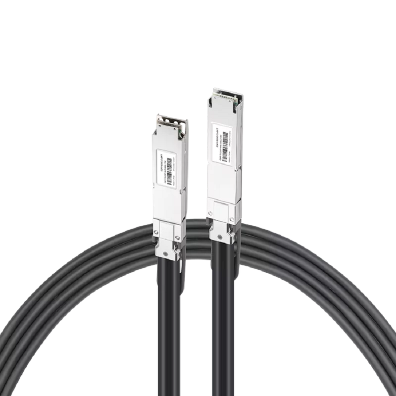NVIDIA/Mellanox Compatible DAC 2m (7ft) Twin-port 2x400Gb/s OSFP Finned Top to 2x400Gb/s OSFP Flat Top InfiniBand NDR Passive Copper Cable SFPS
