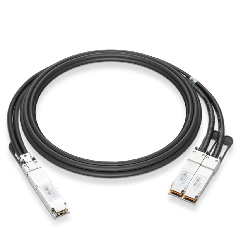 NVIDIA/Mellanox MCP7Y60-H00A Compatible DAC 0.5m (1.6ft) 400Gb/s OSFP (Finned Top) to 2x200Gb/s QSFP56 InfiniBand HDR Passive Copper Splitter Cable SFPS