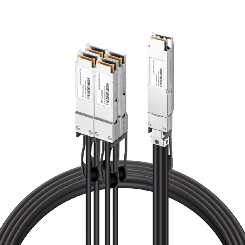 NVIDIA/Mellanox MCP7Y70-H01A Compatible DAC 1.5m (5ft) 400Gb/s OSFP to 4x100Gb/s QSFP56 InfiniBand HDR Passive Copper Splitter Cable SFPS