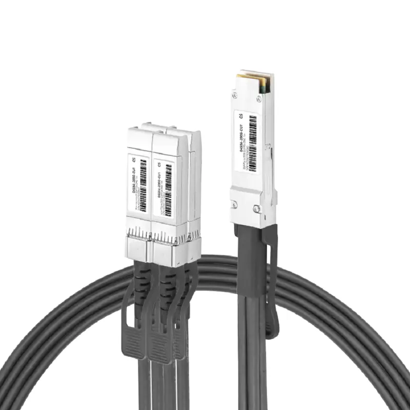 NVIDIA/Mellanox MCP7H70-V002R26 Compatible 2m (7ft) 200G QSFP56 to 4X50G SFP56 Passive Direct Attach Copper Breakout Cable 28AWG SFPS