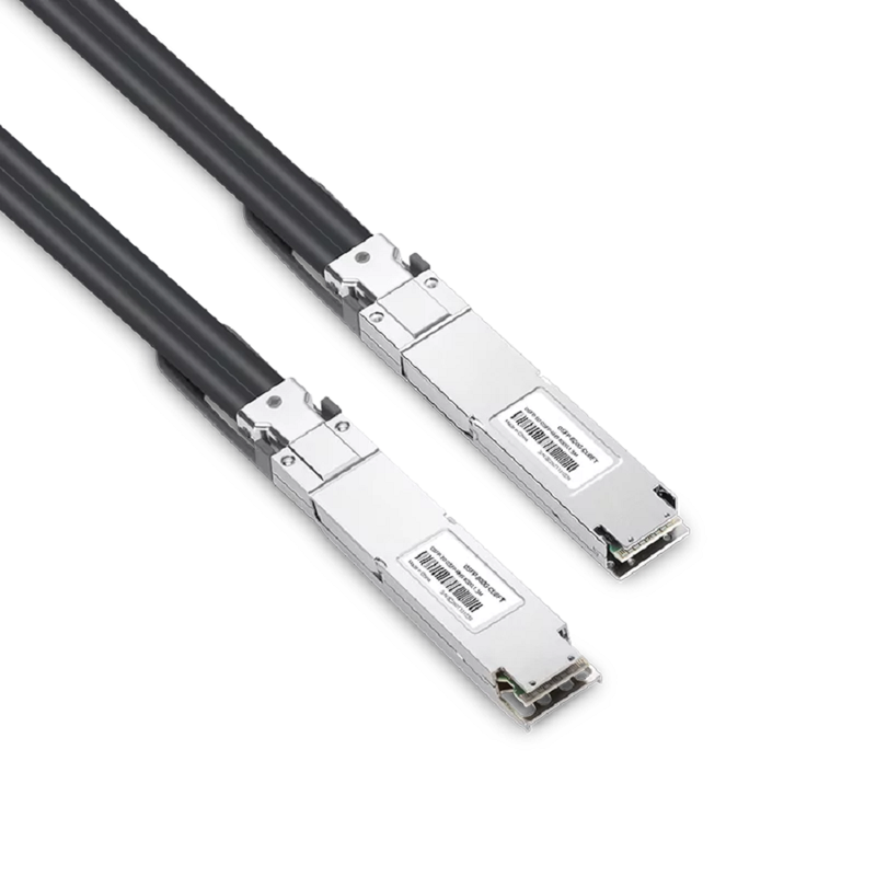 NVIDIA/Mellanox Compatible DAC 2m (7ft) Twin-port 2x400Gb/s OSFP Finned Top to 2x400Gb/s OSFP Flat Top InfiniBand NDR Passive Copper Cable SFPS