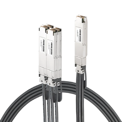 NVIDIA/Mellanox MCP7Y50-N01A Compatible DAC 1.5m (5ft) Twin-port 800Gb/s OSFP Finned Top to 4x200Gb/s OSFP Flat Top Passive Copper Splitter Cable SFPS