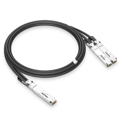 NVIDIA/Mellanox Compatible DAC 0.5m (1.6ft) Twin-port 800Gb/s OSFP Finned Top to 2x400Gb/s OSFP Flat Top Passive Copper Splitter Cable SFPS