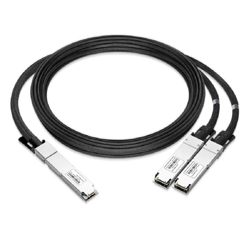 NVIDIA/Mellanox MCA7J60-N005 Compatible ACC 5m (16ft) Twin-port 2x400Gb/s OSFP Finned Top to 2x400Gb/s OSFP Flat Top Active Copper Splitter Cable SFPS