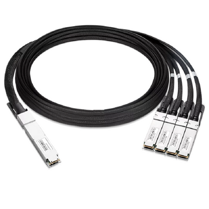 NVIDIA/Mellanox Compatible ACC 3m (10ft) Twin-port 2x400Gb/s OSFP Finned Top to 4x200Gb/s QSFP112 Flat Top InfiniBand NDR Active Copper Splitter Cable SFPS