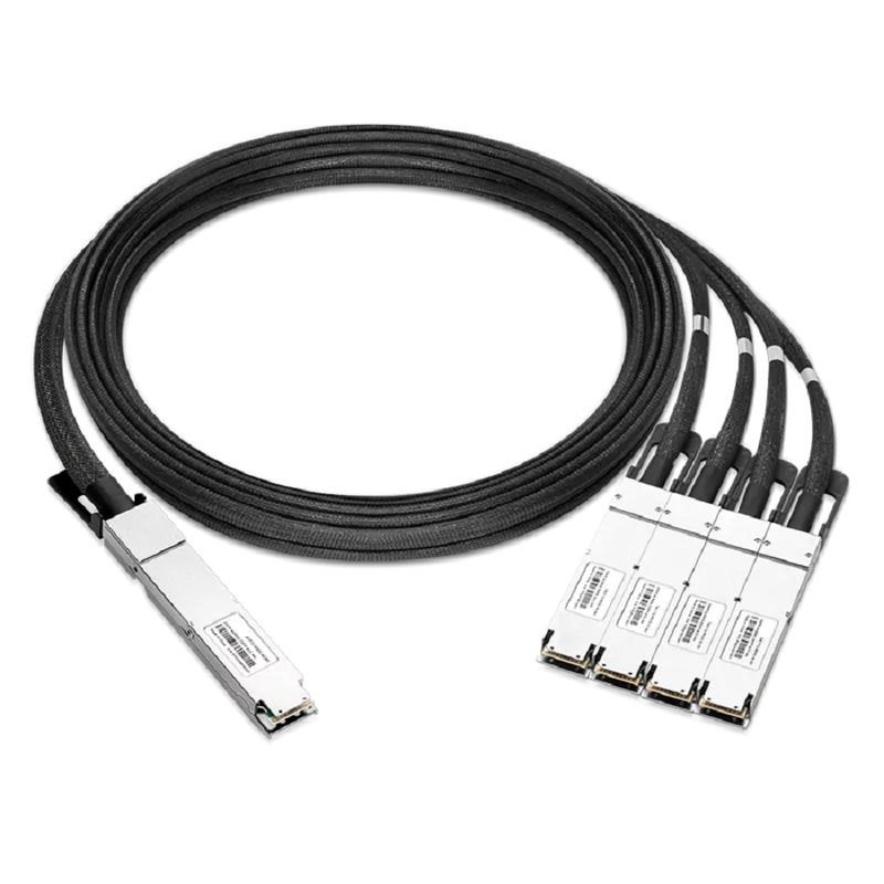NVIDIA/Mellanox MCA7J70-N005 Compatible ACC 5m (16ft) Twin-port 4x200Gb/s OSFP Finned Top to 4x200Gb/s OSFP Flat Top Active Copper Splitter Cable SFPS