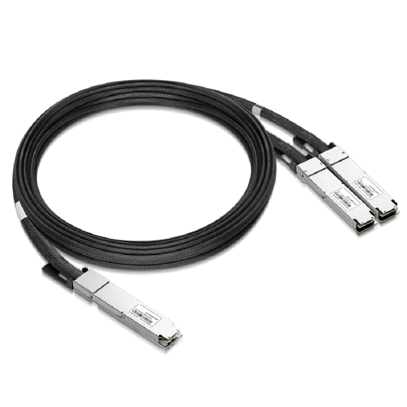 NVIDIA/Mellanox Compatible ACC 2m (7ft) Twin-port 2x400Gb/s OSFP Finned Top to 2x400Gb/s OSFP Flat Top InfiniBand NDR Active Copper Splitter Cable SFPS