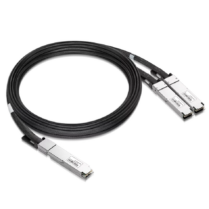 NVIDIA/Mellanox Compatible ACC 3m (10ft) Twin-port 2x400Gb/s OSFP Finned Top to 2x400Gb/s OSFP Flat Top InfiniBand NDR Active Copper Splitter Cable SFPS