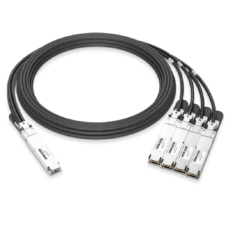 NVIDIA/Mellanox MCP7Y50-N003 Compatible DAC 3m (10ft) Twin-port 800Gb/s OSFP Finned Top to 4x200Gb/s OSFP Flat Top Passive Copper Splitter Cable SFPS