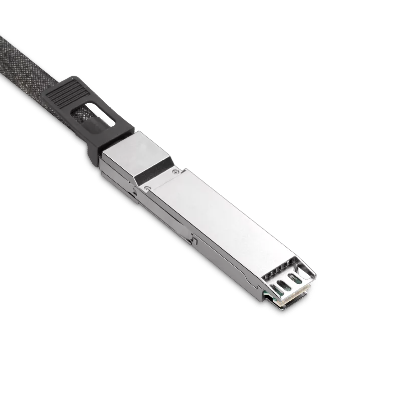 Generic Compatible ACC 4m (13ft) Twin-port 2x400Gb/s OSFP Finned Top to 2x400Gb/s OSFP Flat Top Active Copper Splitter Cable SFPS
