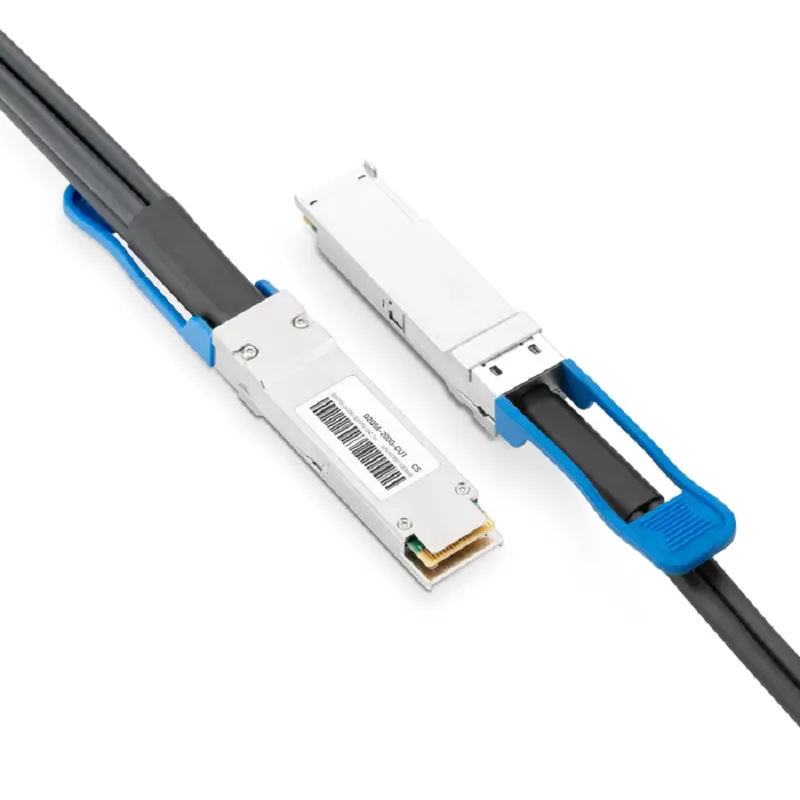 Generic 1m (3ft) 200G QSFP56 to 2X100G DSFP Passive Direct Attach Copper Breakout Cable SFPS