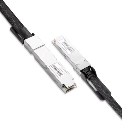 Arista Compatible ACC 4m (13ft) Twin-port 2x400Gb/s OSFP Finned Top to 2x400Gb/s QSFP112 Flat Top Active Copper Splitter Cable SFPS