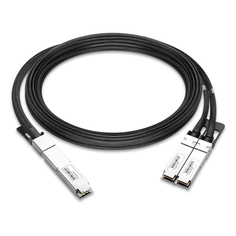 NVIDIA/Mellanox MCA7J65-N004 Compatible ACC 4m (13ft) Twin-port 2x400Gb/s OSFP Finned Top to 2x400Gb/s QSFP112 Flat Top Active Copper Splitter Cable SFPS
