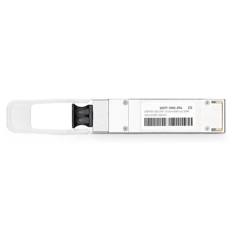 Cisco QSFP-100G-ZR4-S Compatible 100GBASE-ZR4 QSFP28 1310nm 80kmÃ¯Â¼Ë†FECÃ¯Â¼â€° DOM Duplex LC Transceiver Module for SMF SFPS