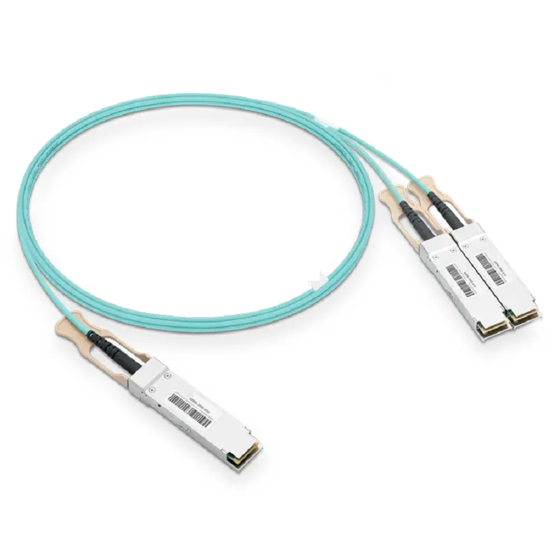 Arista Compatible AOC 1m (3ft) Ethernet 200GbE to 2x100GbE QSFP56 to Active Optical Splitter Cable SFPS