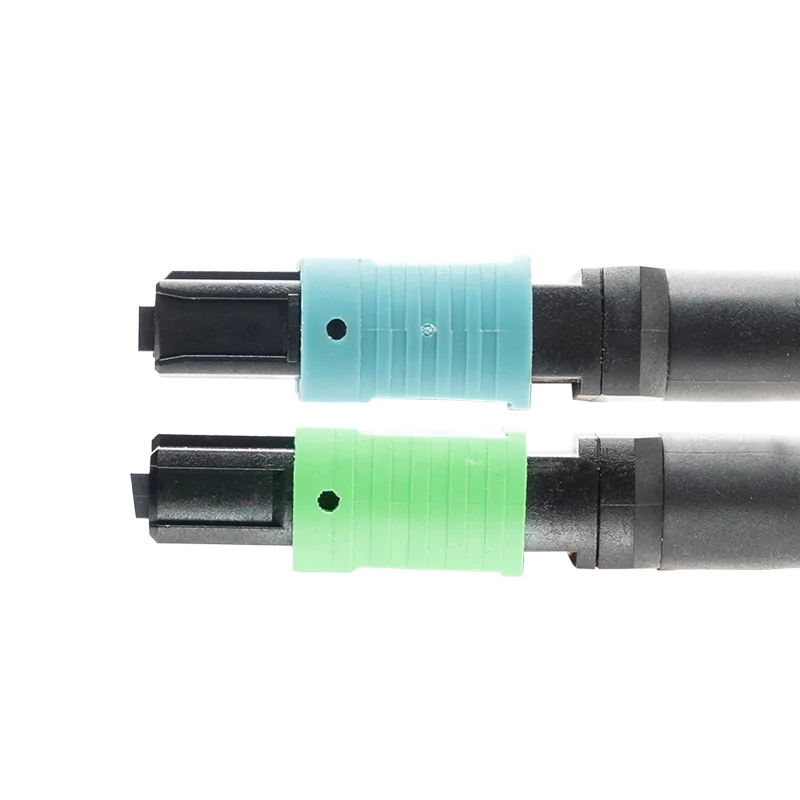 3m (10ft) MPO-16 APC (Female) to 2xMPO-8 UPC (Female) Multimode (OM4) Breakout, Type B, LSZH, 3.0mm, Max IL ÃƒÂ¢Ã¢â‚¬Â°Ã‚Â¤ 0.35dB, Magenta SFPS