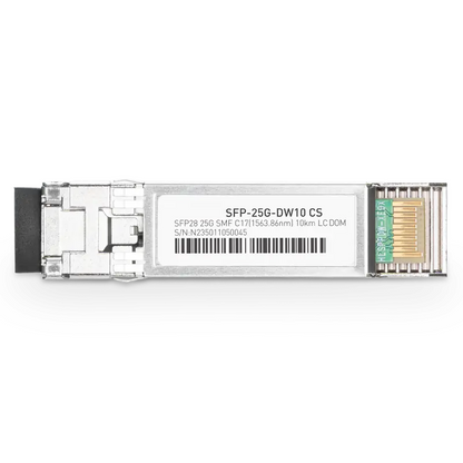 Brocade C17 25G-SFP28-LRD-1563.86 Compatible 25GBASE-DW10 SFP28 C17 10km Duplex LC Transceiver Module for SMF SFPS