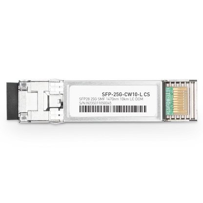 HW CWDM-SFP25G-1470-10 Compatible 25GBASE-CW10-L SFP28 1470nm 10km Duplex LC Transceiver Module for SMF SFPS
