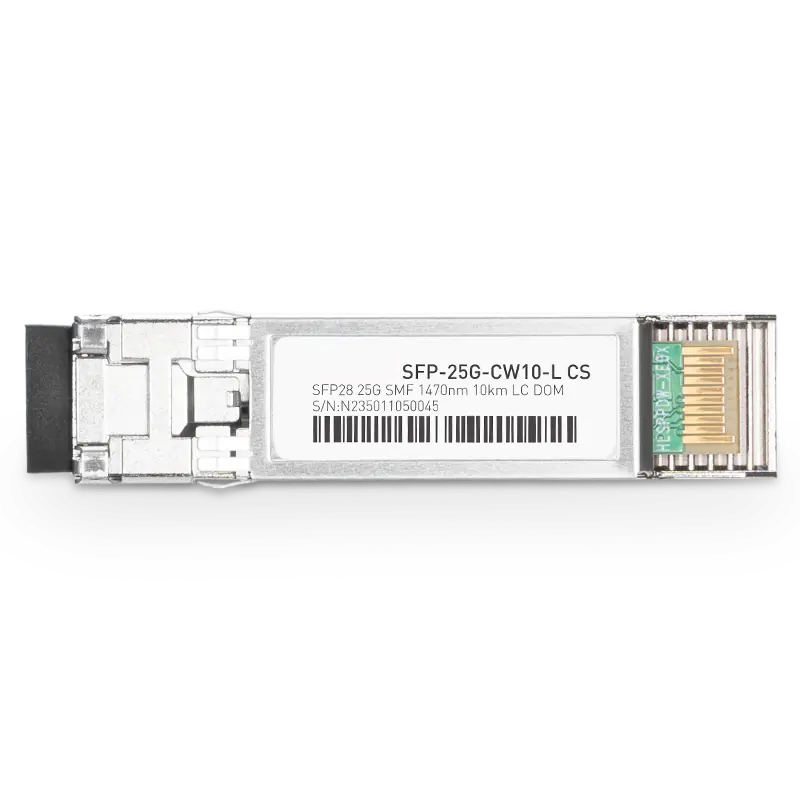 Cisco CWDM-SFP25G-1510-10 Compatible 25GBASE-CW10-L SFP28 1510nm 10km Duplex LC Transceiver Module for SMF SFPS