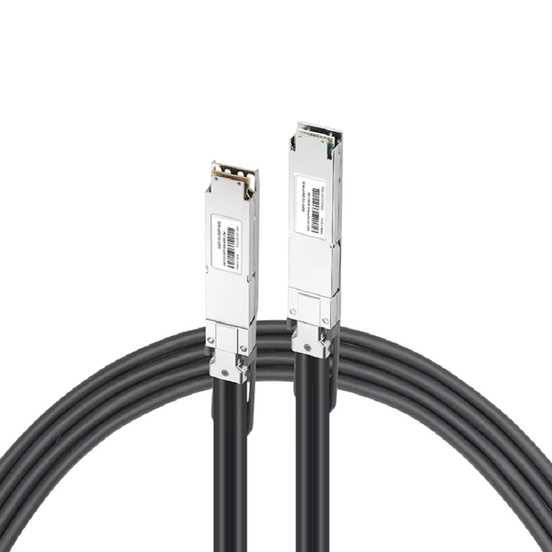 NVIDIA/Mellanox Compatible DAC 2m (7ft) Twin-port 2x400Gb/s OSFP Finned Top to 2x400Gb/s OSFP Flat Top InfiniBand NDR Passive Copper Cable SFPS