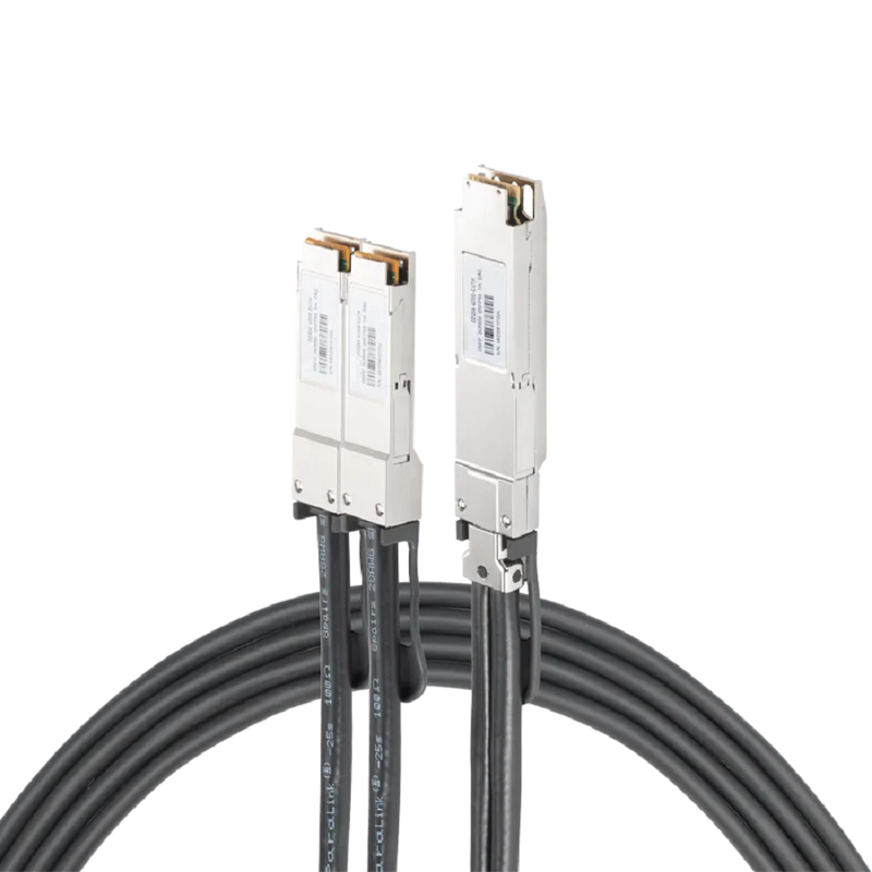 NVIDIA/Mellanox MCP7Y60-H003 Compatible DAC 3m (10ft) 400Gb/s OSFP (Finned Top) to 2x200Gb/s QSFP56 InfiniBand HDR Passive Copper Splitter Cable SFPS