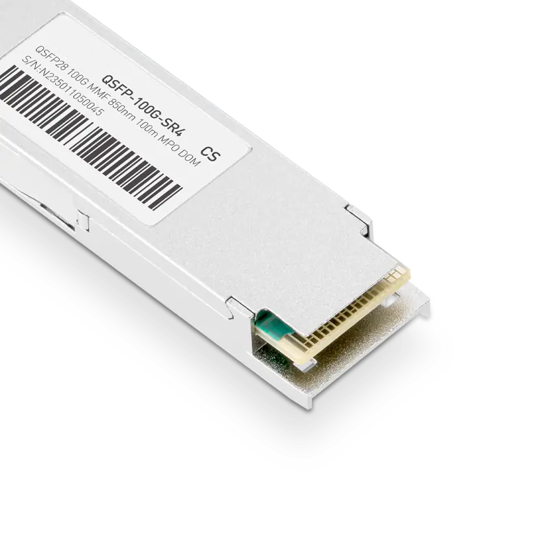 Fortinet FG-TRAN-QSFP28-SR4 Compatible 100GBASE-SR4 QSFP28 850nm 70m (OM3) /100m (OM4) MPO/MTP-12 Transceiver Module for MMF SFPS