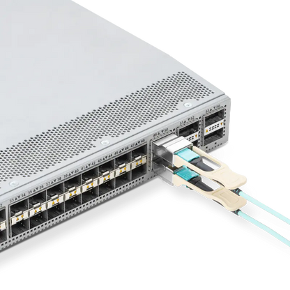 Fortinet FG-TRAN-QSFP28-SR4 Compatible 100GBASE-SR4 QSFP28 850nm 70m (OM3) /100m (OM4) MPO/MTP-12 Transceiver Module for MMF SFPS