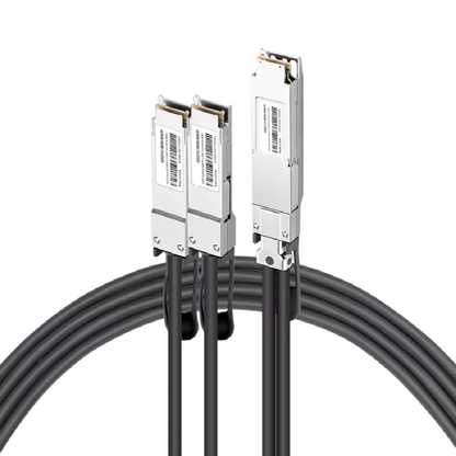 NVIDIA/Mellanox MCP7Y10-N003 (980-9I80P-00N003) Compatible DAC 3m (10ft) Twin-port 2x400Gb/s OSFP Finned Top to 2x400Gb/s QSFP112 Flat Top InfiniBand NDR Passive Copper Splitter Cable SFPS