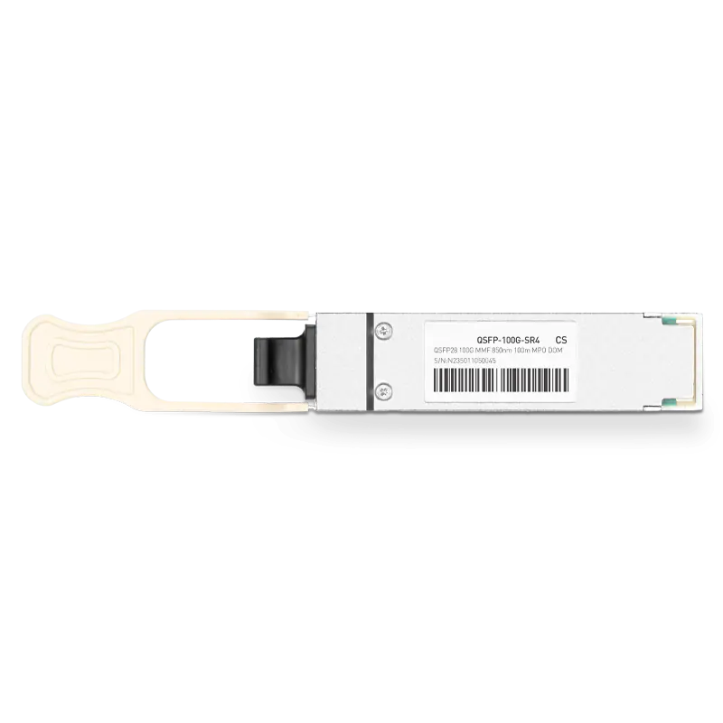 Chelsio SM100G-SR Compatible 100GBASE-SR4 QSFP28 850nm 70m (OM3) /100m (OM4) MPO/MTP-12 Transceiver Module for MMF SFPS