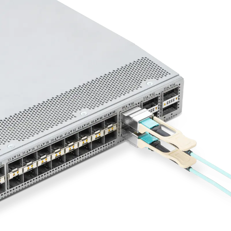 F5 Networks F5-UPG-QSFP28-SR4 Compatible 100GBASE-SR4 QSFP28 850nm 70m (OM3) /100m (OM4) MPO/MTP-12 Transceiver Module for MMF SFPS