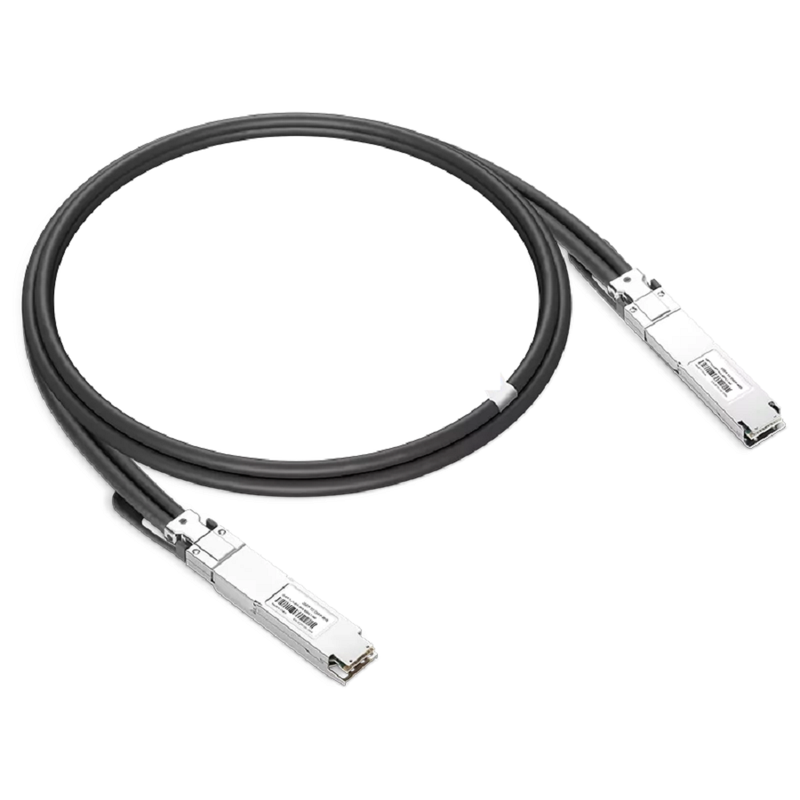 NVIDIA/Mellanox Compatible DAC 1m (3ft) Twin-port 2x400Gb/s OSFP Finned Top to 2x400Gb/s OSFP Flat Top InfiniBand NDR Passive Copper Cable SFPS