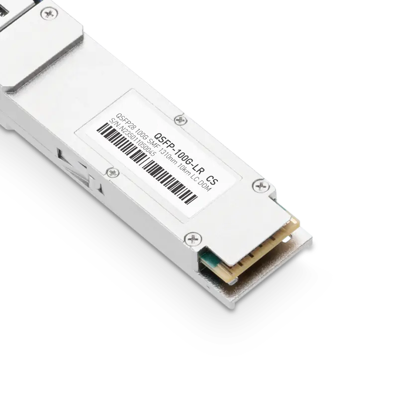 Mellanox Compatible 100GBASE-LR QSFP28 PAM4 1310nm 10km DOM Duplex LC Transceiver Module for SMF SFPS