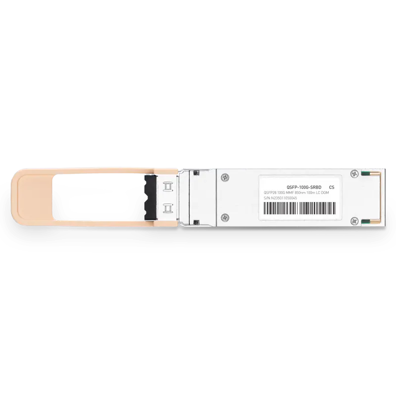 HW QSFP28-100G-BIDI Compatible 100GBASE-SRBD QSFP28 850nm 70m (OM3) /100m (OM4) /150m (OM5) DOM Duplex LC Transceiver Module for MMF SFPS