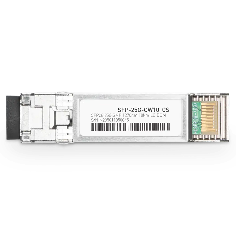 Mellanox Compatible 25GBASE-CW10 SFP28 1270nm 10km Duplex LC Transceiver Module for SMF SFPS